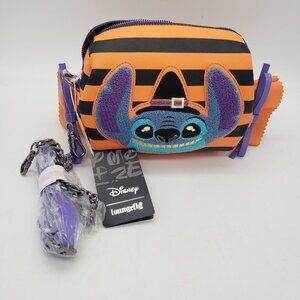 NEW Loungefly Disney Stitch Halloween Candy Wrapper CrossBody Bag